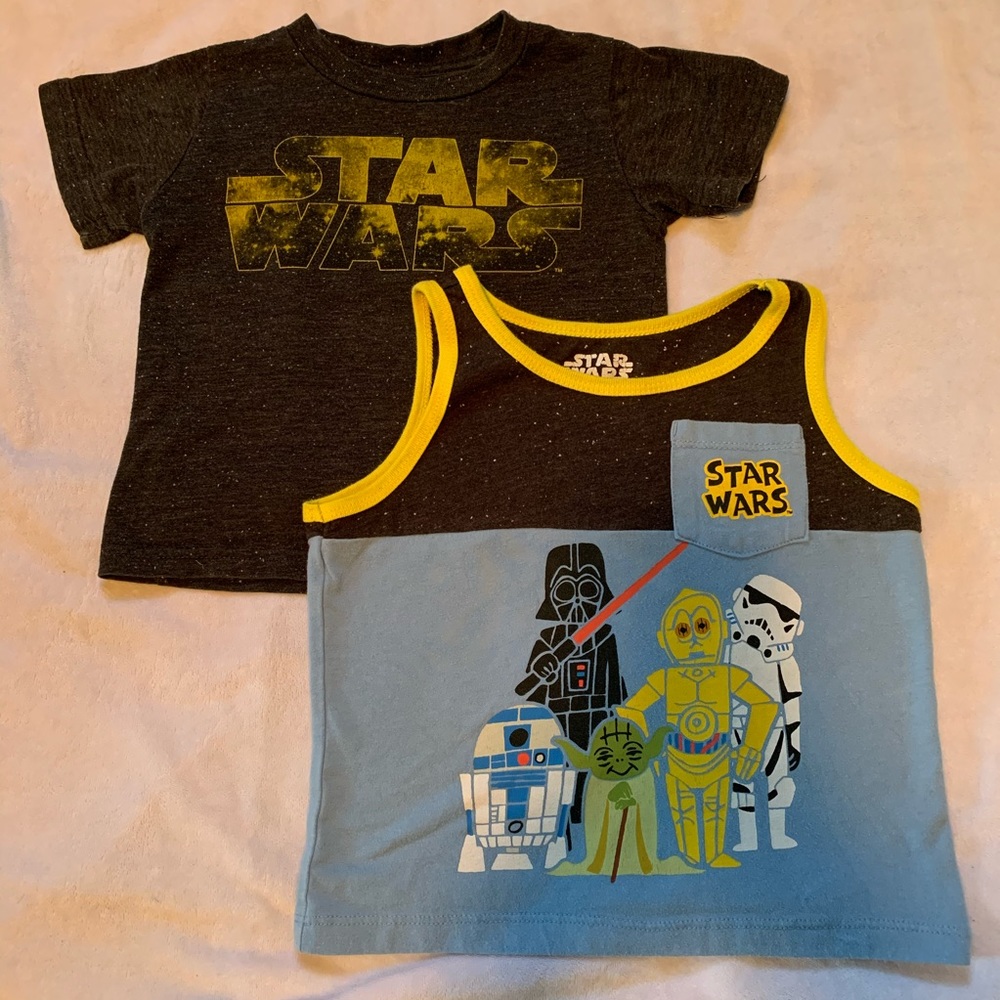 Star Wars tees 18mo.